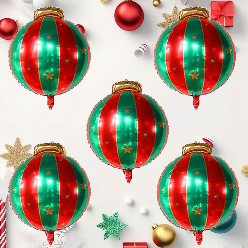 5pcs Red Green Christmas Ball  - đánh giá và giá Wedding/Event Supply Store