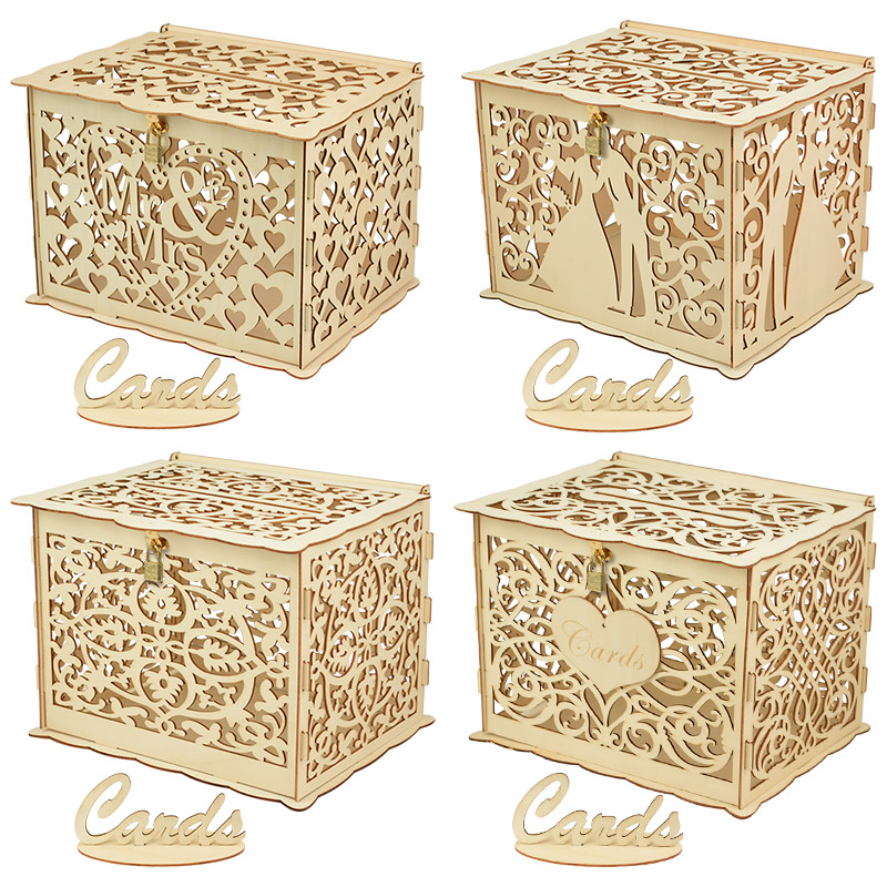 30X24X21cm Tự Làm Quà Cưới Thẻ - đánh giá và giá Wedding Supply.Box