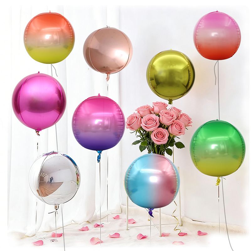 5pcs 10 18 22 Inch 4D Round Me - đánh giá và giá Wedding/Event Supply Store
