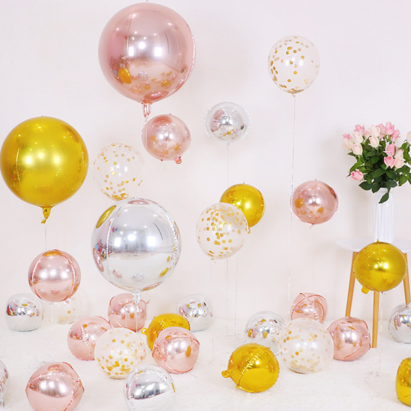 5pcs 10 18 22 Inch 4D Round Me - đánh giá và giá Wedding/Event Supply Store