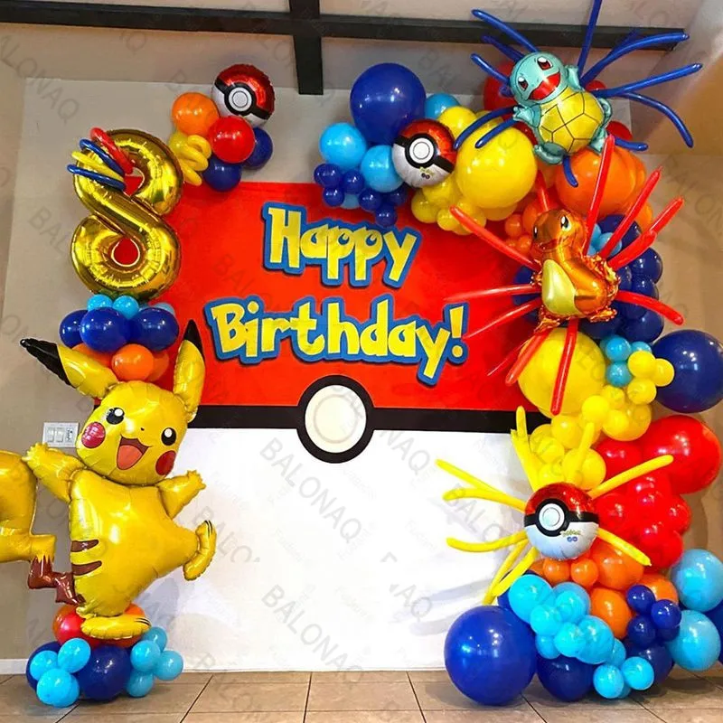 84pcs Pikachu Party Balloons G - đánh giá và giá Wedding Supply Kit