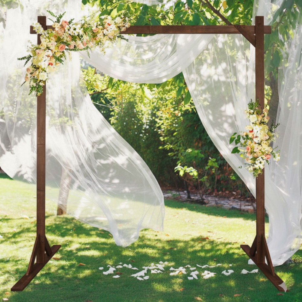 Forest Theme Wooden Wedding Ar - đánh giá và giá Wedding Support
