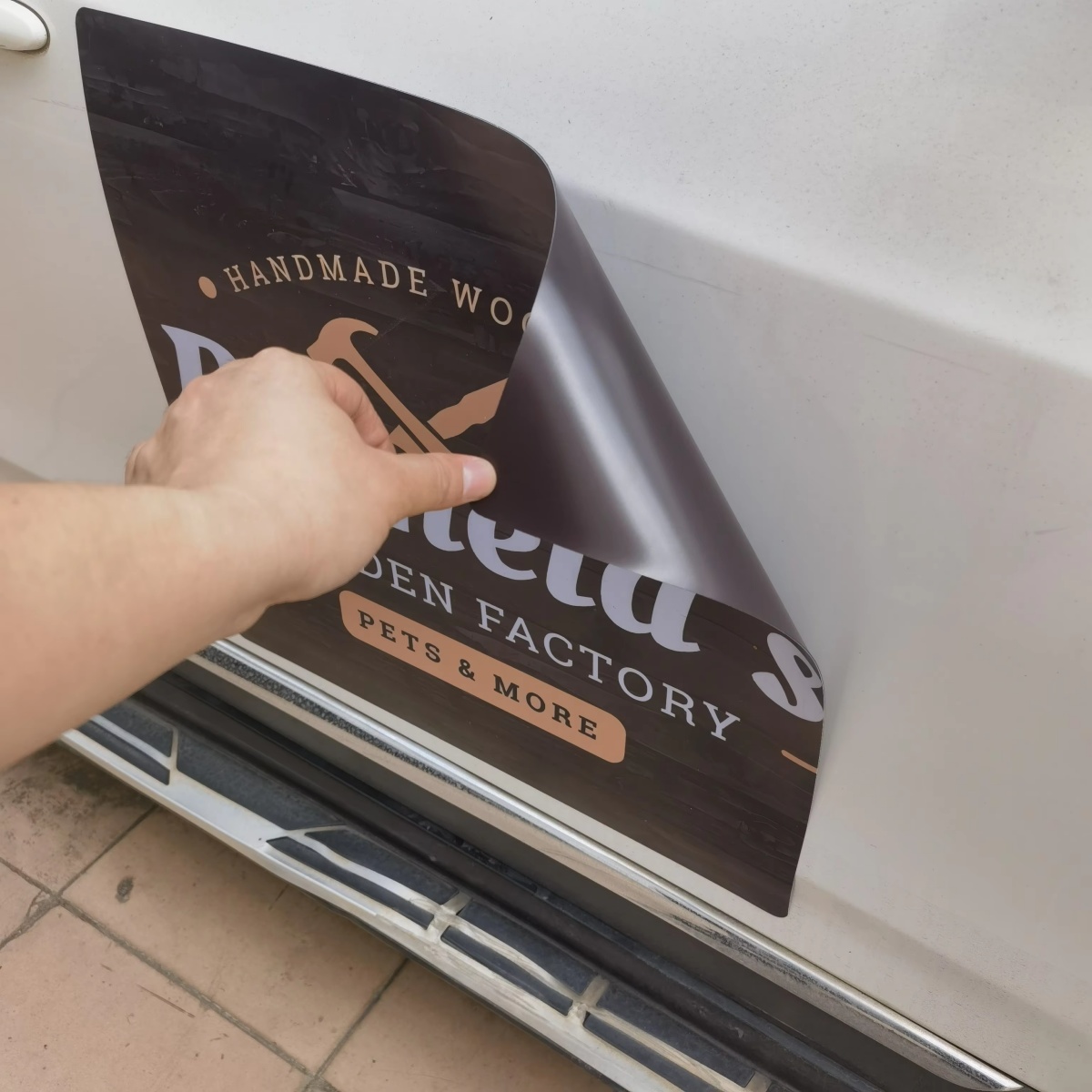 Customizable Magnetic Car Deca - đánh giá và giá Wedding Support