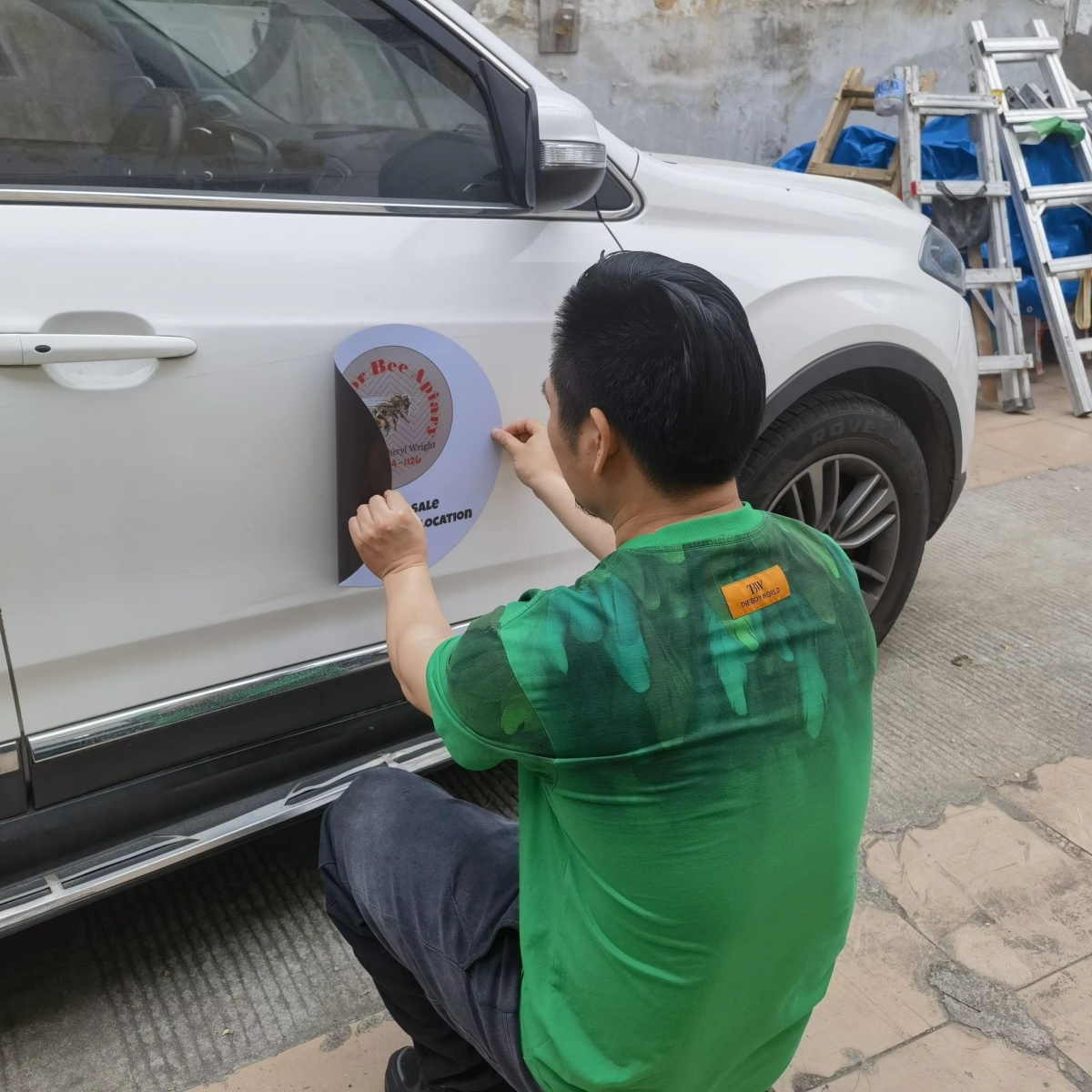 Customizable Magnetic Car Deca - đánh giá và giá Wedding Support