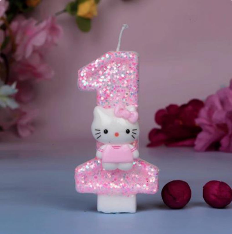 Cute Hello Kitty Cat Digital N - đánh giá và giá Unity Candle Set