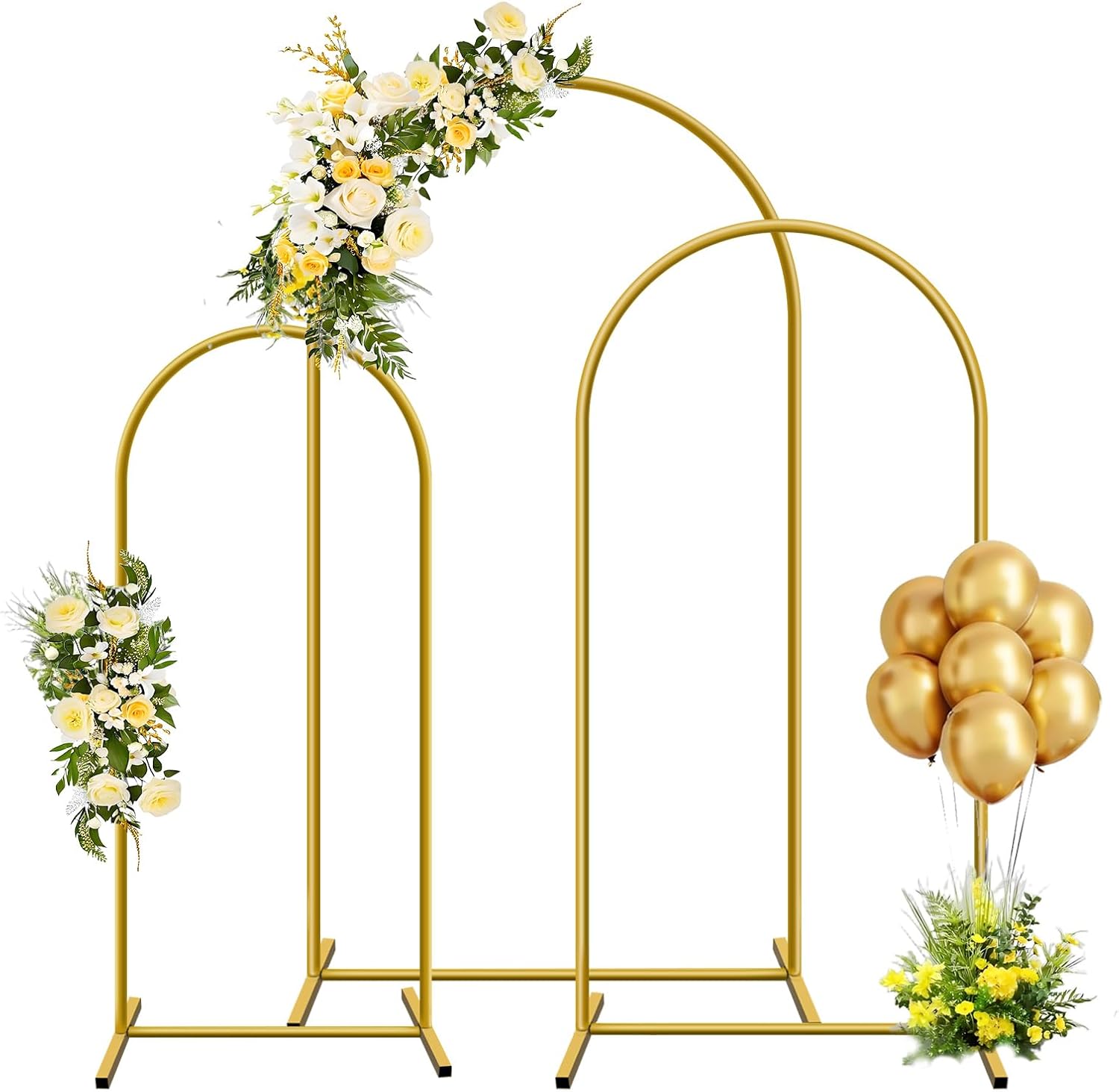 1pc Gold Metal Arch Backdrop S - đánh giá và giá Wedding Support