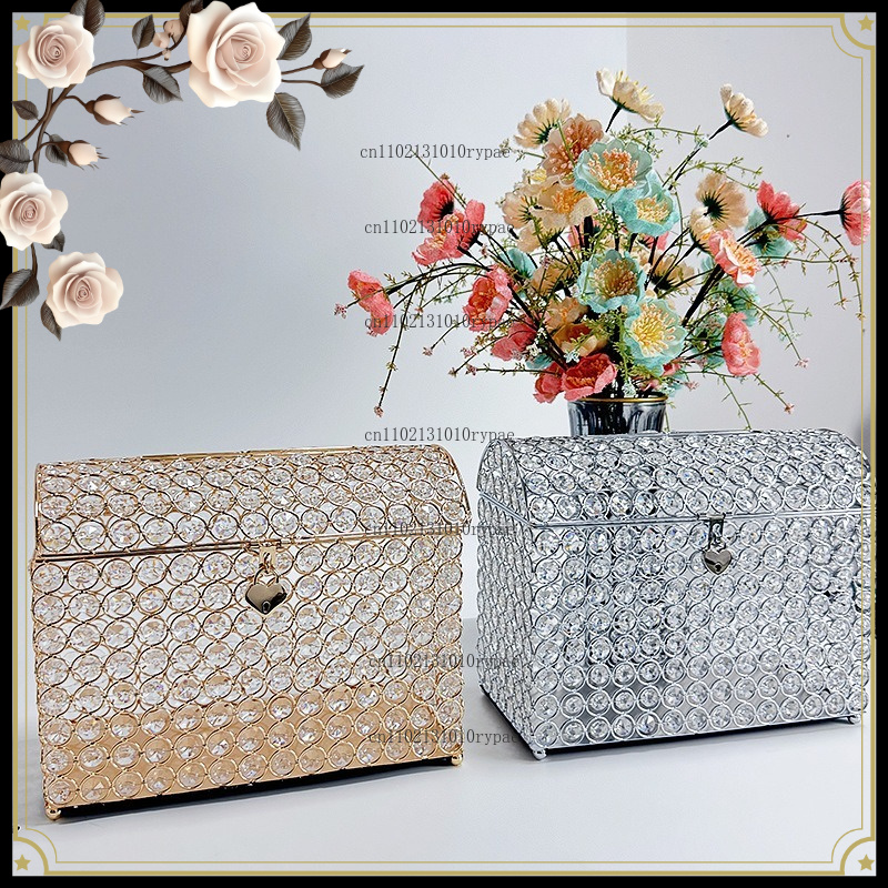 Crystal jewelry box, money jar - đánh giá và giá Wedding Supply.Box