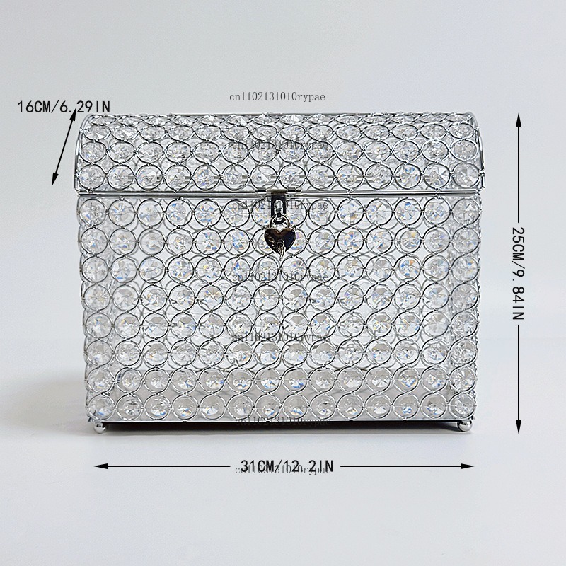 Crystal jewelry box, money jar - đánh giá và giá Wedding Supply.Box