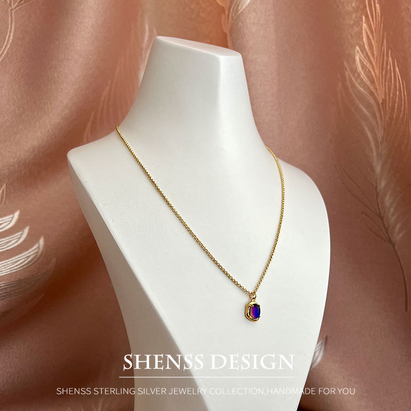 Simple Temperament Pendant Nec - đánh giá và giá Wedding Package Gold