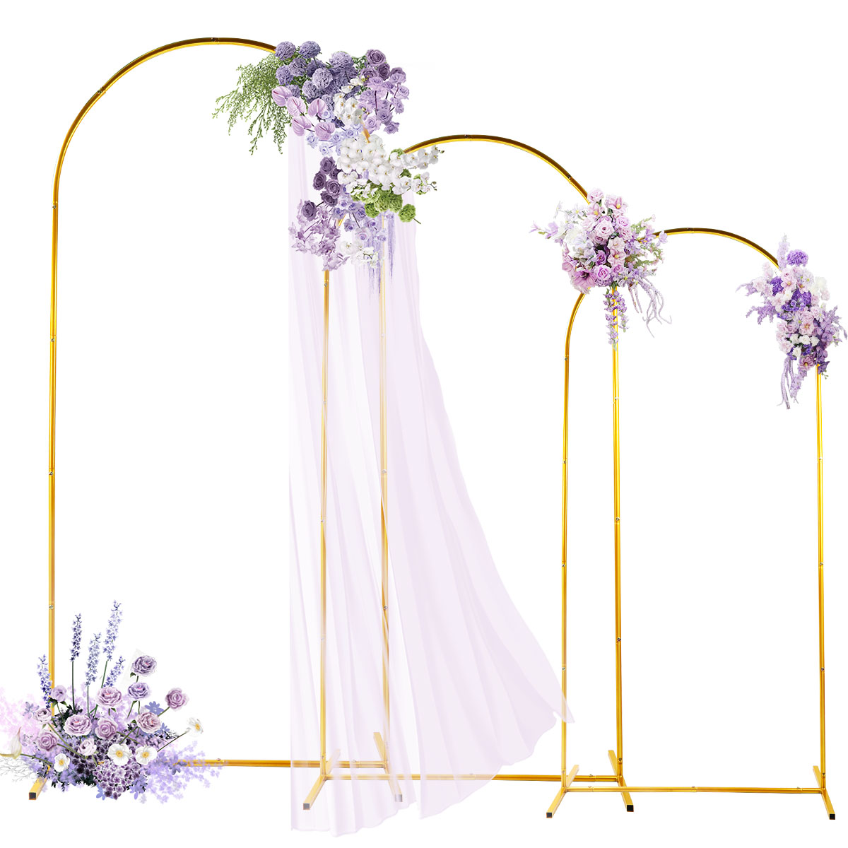 3Pack Golden Metal Arch Kits,  - đánh giá và giá Wedding Support