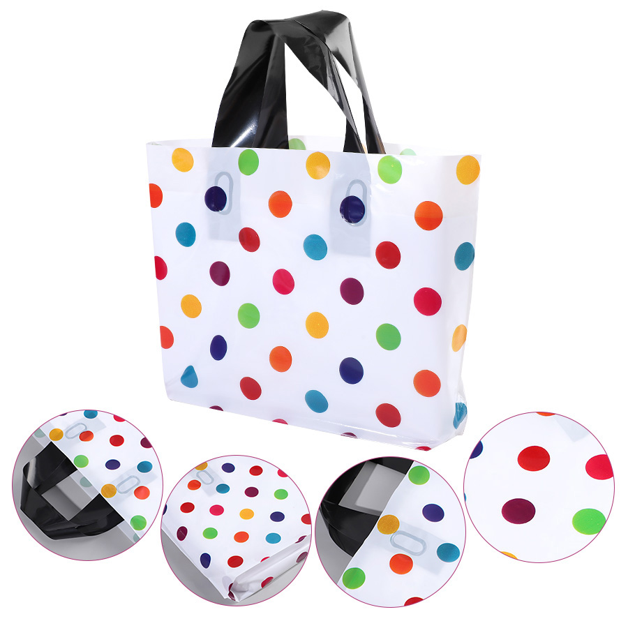 18Pcs Polka Dot Tote Bag Thick - đánh giá và giá Wedding/Event Supply Store