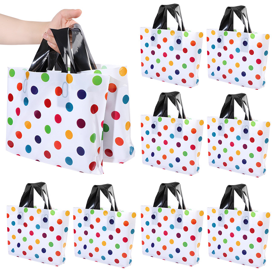 18Pcs Polka Dot Tote Bag Thick - đánh giá và giá Wedding/Event Supply Store